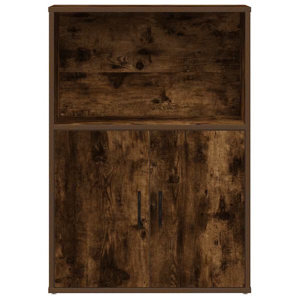 vidaXL Estante 60x24x85 cm derivados de madeira carvalho fumado