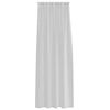 vidaXL Cortina de Voile 2 pcs Cinzento-claro 225 x 140 cm Poli&eacute;ster