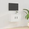vidaXL M&oacute;vel de TV para parede 57x34,5x40 cm branco