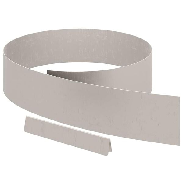 vidaXL Acabamento para Gramado 4 pcs Ferro Enferrujado