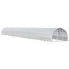 vidaXL Galinheiro Prateado 1200 x 150 x 100 cm A&ccedil;o Galvanizado