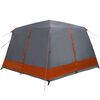 vidaXL Barraca Cabana com telhado Cinza e Laranja 400 x 350 x 212 cm