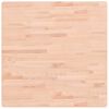 vidaXL Tampo de mesa quadrado 80x80x2,5 cm madeira de faia maci&ccedil;a