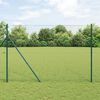 vidaXL Cerca Hexagonal Verde 1.6 x 10 m Aço