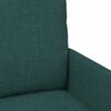 vidaXL Conjuntos de sof&aacute;s 3 pcs Verde Escuro 115 x 56 x 80 cm