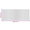 vidaXL Tapete retangular 80x200 cm bambu castanho