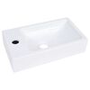 vidaXL Lavat&oacute;rio 400x220x90 mm SMC branco