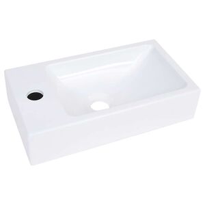 vidaXL Lavat&oacute;rio 400x220x90 mm SMC branco