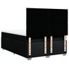vidaXL Cama com molas/colch&atilde;o 140x190 cm tecido preto