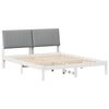 vidaXL Estrutura da Cama com cabeceira Branco 150 x 200 cm