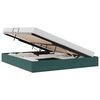 vidaXL Estrutura de Cama Ottoman Verde-Escuro 180 x 200 cm Veludo