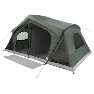 vidaXL Barraca Cabana com telhado Verde Ex&eacute;rcito 480 x 273 x 205 cm