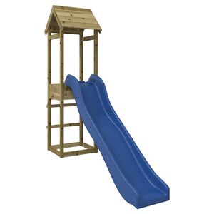 vidaXL Conjunto de brincar para exterior madeira de pinho impregnada