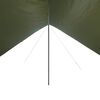 vidaXL Lona de campismo 438x376x212 cm impermeável verde azeitona