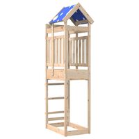 vidaXL Torre de brincar 85x52,5x239 cm madeira de pinho maciça