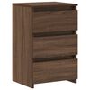 vidaXL Mesa cabeceira 2pcs40x35x62,5cm madeira proc. carvalho castanho