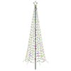 vidaXL &Aacute;rvore de Natal LED em espiral com estaca EKENAS 250 cm 370 LED