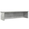 vidaXL Racks de cozinha empilh&aacute;vel 2 pcs concreto cinza 60x15x16 cm