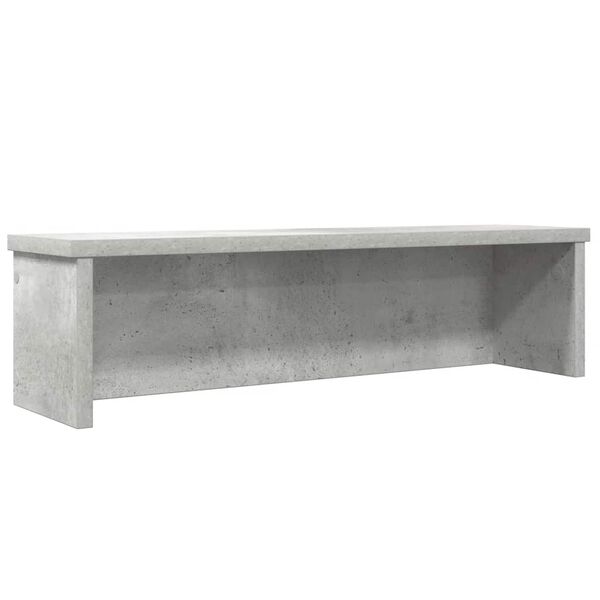vidaXL Racks de cozinha empilh&aacute;vel 2 pcs concreto cinza 60x15x16 cm