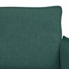 vidaXL Conjunto de Sof&aacute;s 2 pcs Verde Escuro 196 x 82 x 85 cm tecido