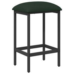 vidaXL Banco de bar Verde-Escuro 40 x 32 x 64 cm Derivados de Madeira