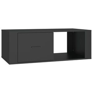 vidaXL Mesa de centro 100x50,5x35 cm derivados de madeira preto