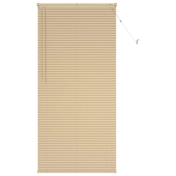 vidaXL Cortina Veneziana Marrom Claro com Padr&atilde;o 213 x 90 cm PVC