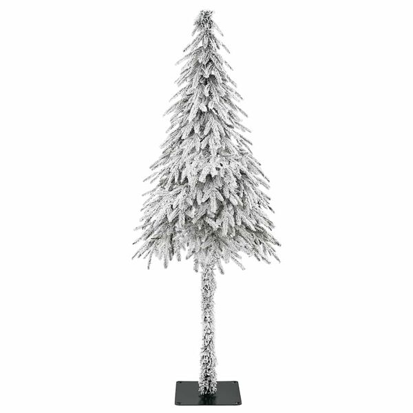 vidaXL &Aacute;rvore de Natal Artificial com suporte Branco 86 x 86 x 210 cm