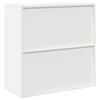 vidaXL Arm&aacute;rio de arruma&ccedil;&atilde;o Branco 90 x 40 x 90 cm A&ccedil;o