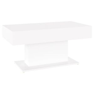 vidaXL Mesa de centro 96x50x45 cm derivados de madeira branco