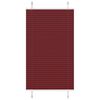 vidaXL Plissado Cego Bord&eacute;us Vermelho 75x100 cm Largura Tecido 74,4 cm