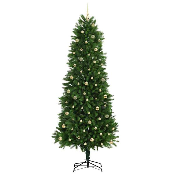 vidaXL &Aacute;rvore de Natal com 300 LEDs com suporte Verde 240 cm PE