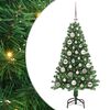 vidaXL &Aacute;rvore de Natal com luzes LED 120 cm 150 LED Branco quente