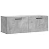 vidaXL Arm&aacute;rio parede 100x36,5x35cm derivados de madeira cinza cimento