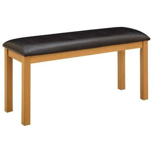vidaXL Banco de Jantar 95 x 32 x 45 cm Madeira de Carvalho S&oacute;lido