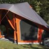 vidaXL Barraca Tipi Familiar Manual Cinza e Laranja 508 x 470 x 300 cm