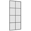 vidaXL Porta deslizante c/ conj. ferragens 90x205cm vidro ESG/alum&iacute;nio
