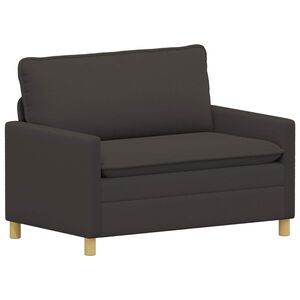 vidaXL Sof&aacute; Cinzento-Escuro 126 x 81 x 87,5 cm Tecido