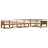 vidaXL Conjunto de Sof&aacute;s para Exterior 6 pcs Natural