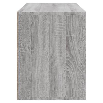 vidaXL Sapateira 80x35x45 cm derivados de madeira sonoma cinza