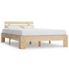 vidaXL Estrutura de cama 120x200 cm pinho maci&ccedil;o
