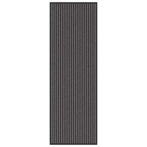 vidaXL Tapete de Entrada Preto 60 x 180 cm Polipropileno