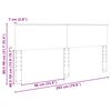 vidaXL Cabeceira Branco 200 cm Madeira processada
