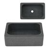 vidaXL Lavat&oacute;rio 45x30x15 cm pedra natural do rio preto
