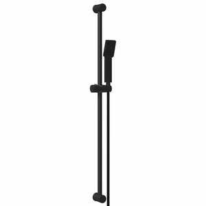 vidaXL Conjunto de Sistema de Chuveiro Preto 100 cm A&ccedil;o inoxid&aacute;vel