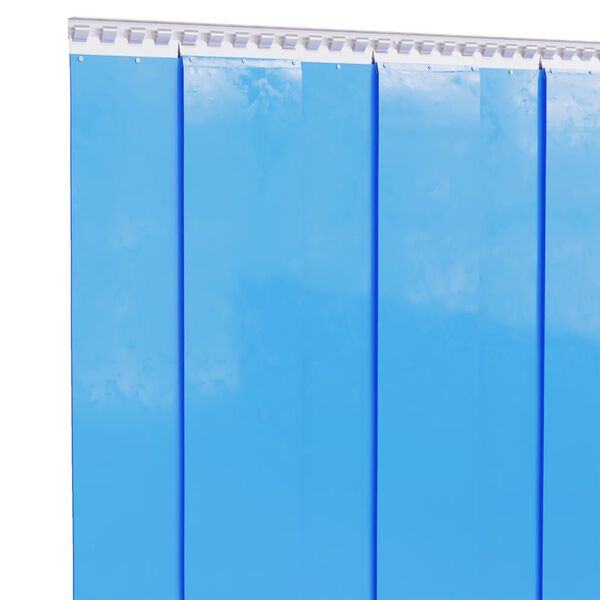 vidaXL Cortina de porta 300 mm x 2,6 mm 25 m PVC azul