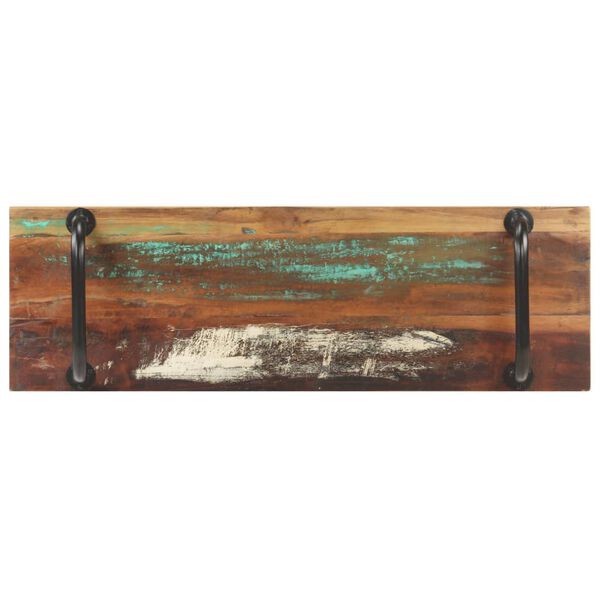 vidaXL Banco 110 cm madeira recuperada maci&ccedil;a