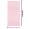 vidaXL Toalhas Esportivas 2 pcs Rosa 140 x 70 cm Poli&eacute;ster e poliamida