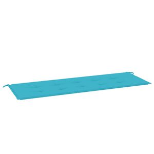 vidaXL Almofad&atilde;o p/ banco de jardim 150x50x3 cm tecido oxford turquesa
