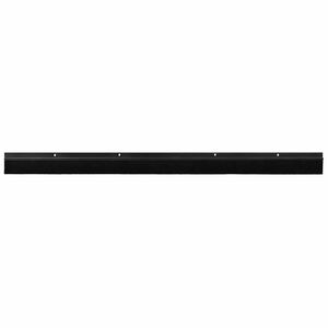 vidaXL Selos de Escovas para Porta com Parafuso 2 unid. Preto 100 cm